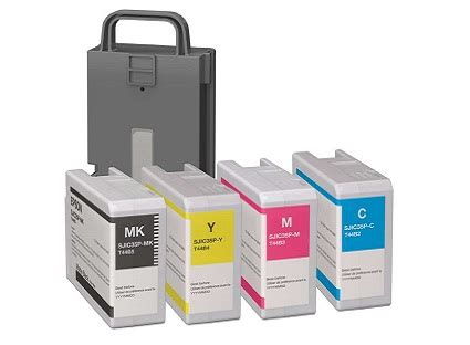 epson colorworks ink cartridges|Epson SJIC35P Ink Cartridges for ColorWorks C6000 Series.